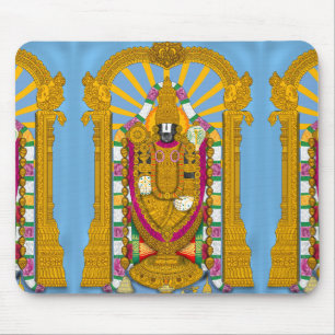 Alfombrilla De Ratón Alfombrilla para ratón Tirupati Balaji para portát