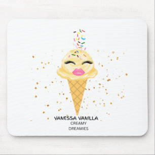 Alfombrilla De Ratón Alfombrilla para ratón Vanessa Vanilla Creamy Drea