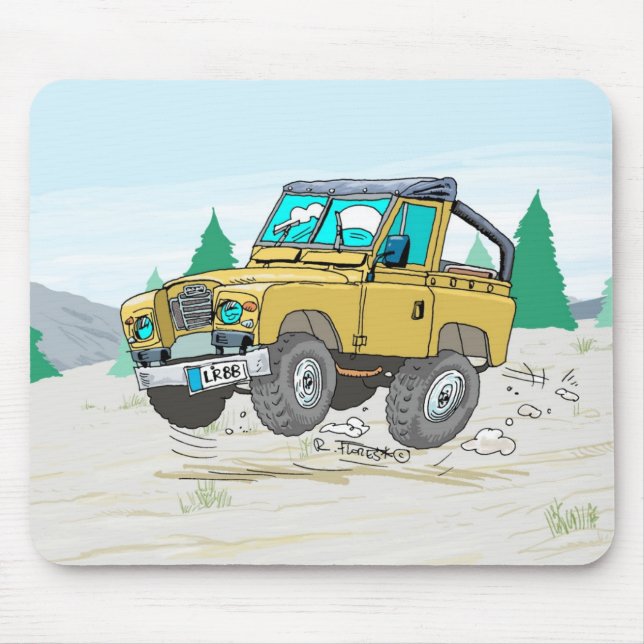 Alfombrilla De Ratón AlfombrillaLandRover88zazzle (Frente)