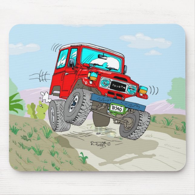 Alfombrilla De Ratón AlfombrillaToyotaBJ40cerrado copia (Frente)