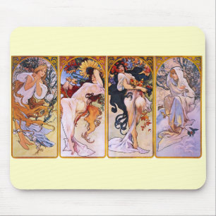 Alfombrilla De Ratón Alfons Mucha por cuatro razones
