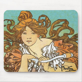 Alfombrilla De Ratón Alfonso Mucha - ciclos Perfecta