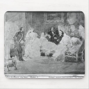 Alfombrilla De Ratón Alfred de Musset Eugene Delacroix