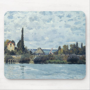 Alfombrilla De Ratón Alfred Sisley el el Sena en Bougival