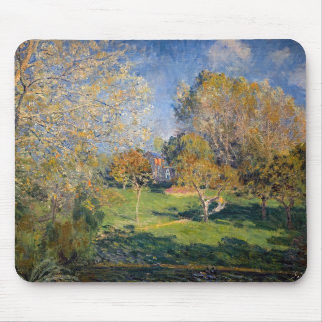 Alfombrilla De Ratón Alfred Sisley - El jardín de Hoschede, Montgeron (Frente)