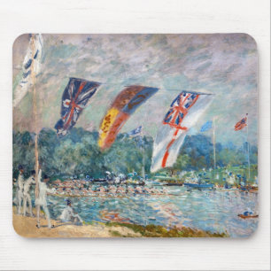 Alfombrilla De Ratón Alfred Sisley - Regata en Molesey