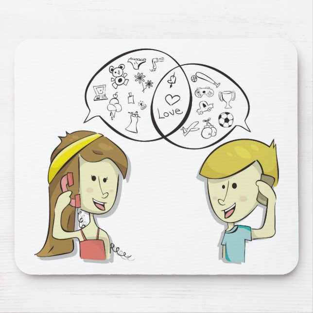 Alfombrilla De Ratón algo en Mousepad común (Frente)