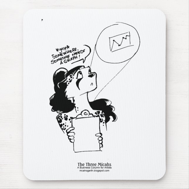 Alfombrilla De Ratón ¡Alguien necesita un gráfico! Mousepad (Frente)