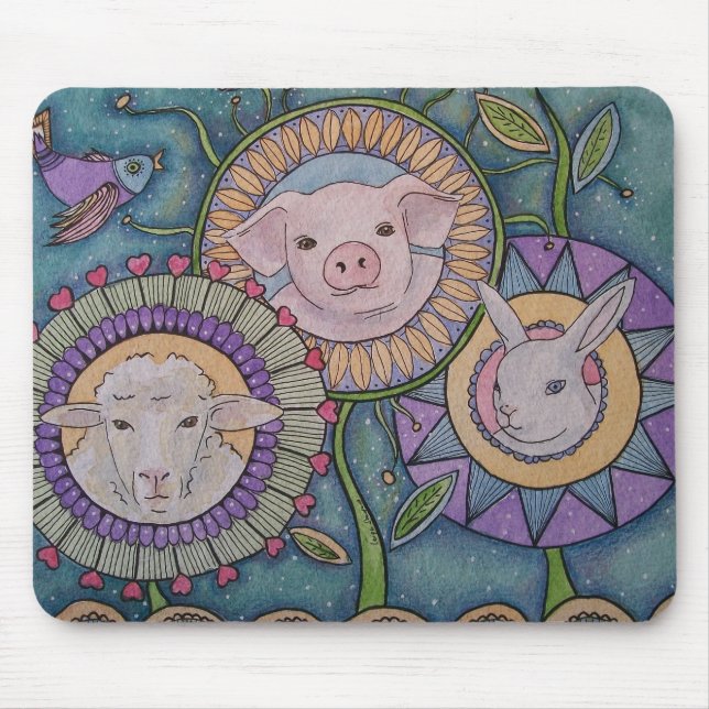 Alfombrilla De Ratón "Alguien no algo" mousepad (Frente)