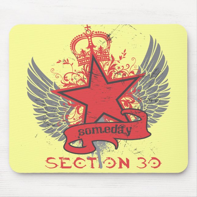 Alfombrilla De Ratón Algún día estrella Mousepad (Frente)