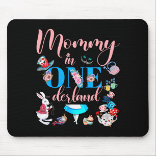Alfombrilla De Ratón Alice En Onederland Mamá Familiar De La Cumpleañer