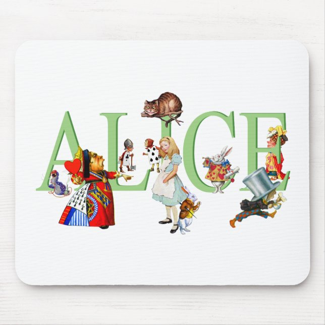 ALFOMBRILLA DE RATÓN ALICE EN WONDERLAND Y AMIGOS (Frente)