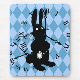 Alfombrilla De Ratón Alice Rabbit Late