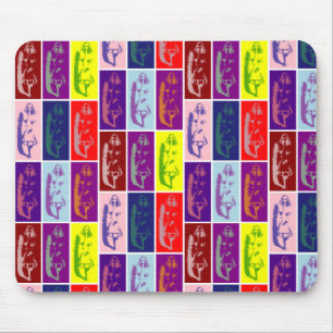 Alfombrilla De Ratón Alicia creciendo arte pop más alto