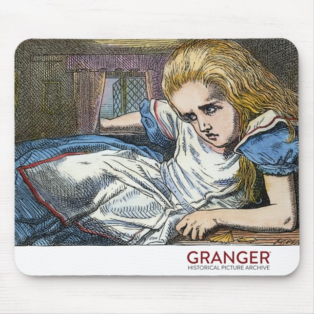 Alfombrilla De Ratón Alicia en cojín de ratón del país de las (Frente)