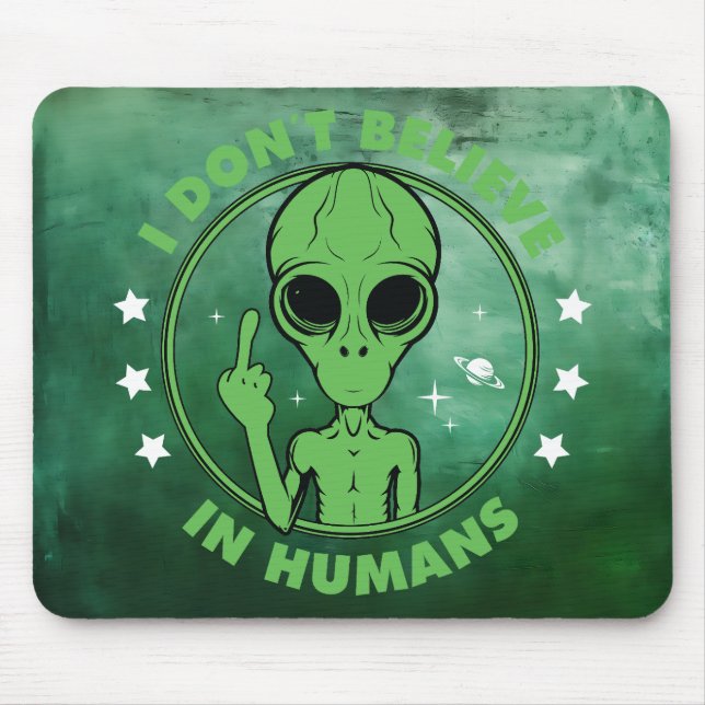 Alfombrilla De Ratón Alien antihumano (Frente)