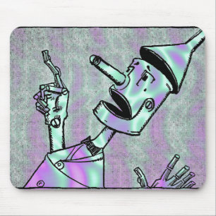 Alfombrilla De Ratón Alien Green, Tin Man Mouse Pad