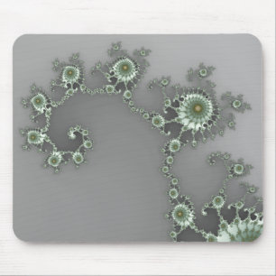 Alfombrilla De Ratón Alien gris - Mousepad fractal