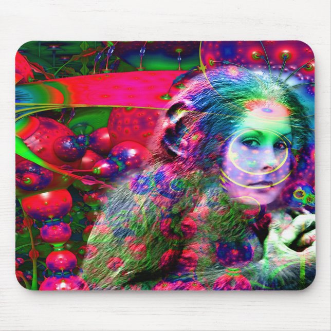 Alfombrilla De Ratón Alien Jungle (Frente)