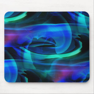 Alfombrilla De Ratón Alien Landscape Swirl Mousepad
