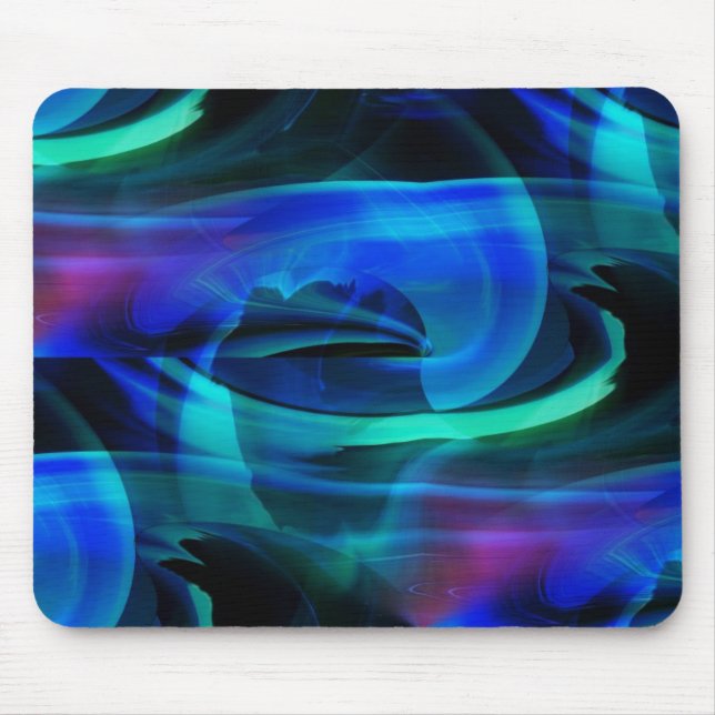 Alfombrilla De Ratón Alien Landscape Swirl Mousepad (Frente)