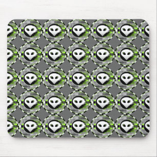 Alfombrilla De Ratón Alien TV Round multi mousepad gris