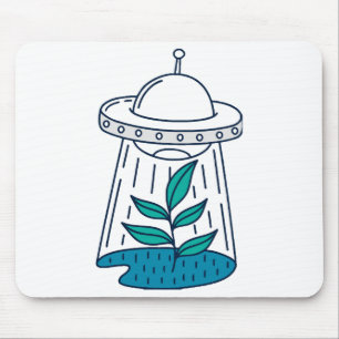 Alfombrilla De Ratón Aliens UFO