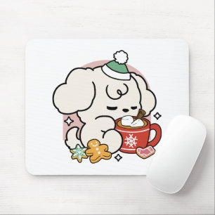 Alfombrilla De Ratón Alimentado por los sueños de cacao y cachorro - Pe