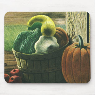 Alfombrilla De Ratón Alimentos Antiguos, Calabaza de Invierno, Calabaza