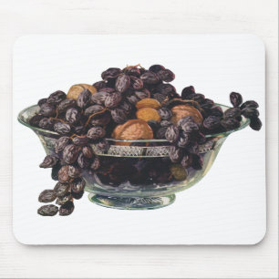 Alfombrilla De Ratón Alimentos Antiguos, Nueces y Almendras, Frutas y N