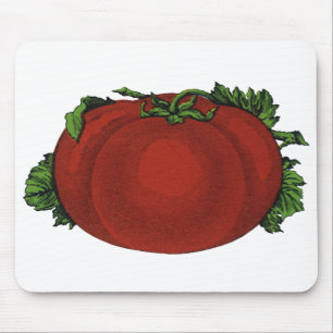 Alfombrilla De Ratón Alimentos Antiguos, Tomate Maduro, Verduras y Frut