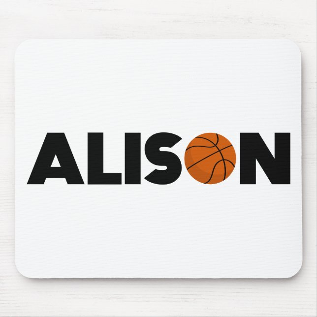 Alfombrilla De Ratón Alison Basketball (Frente)