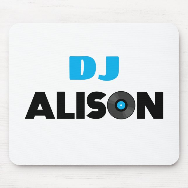 Alfombrilla De Ratón Alison DJ (Frente)