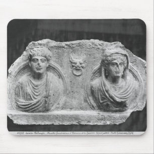 Alfombrilla De Ratón Alivio funerario de un par, del Palmyra, Siria