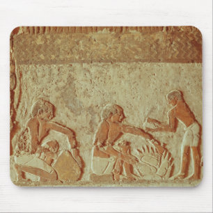 Alfombrilla De Ratón Alivio que representa la fabricación y cocer del