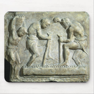 Alfombrilla De Ratón Alivio que representa las pavimentadoras