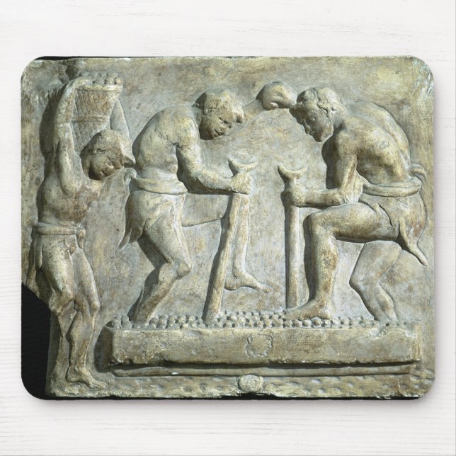 Alfombrilla De Ratón Alivio que representa las pavimentadoras (Frente)