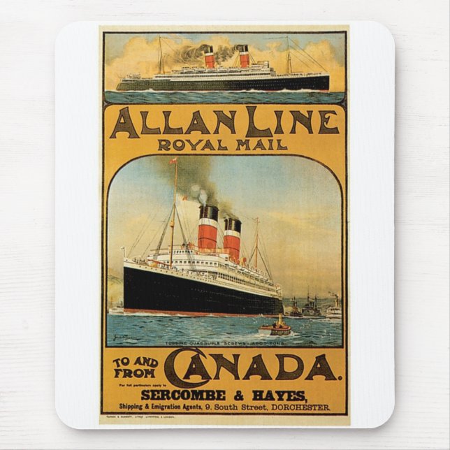 Alfombrilla De Ratón Allan Line (Frente)