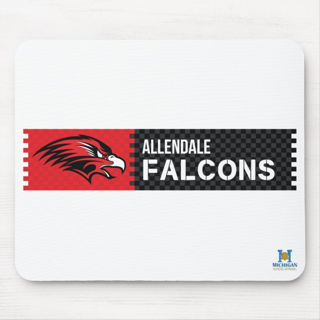 Alfombrilla De Ratón Allendale Falcons (Frente)