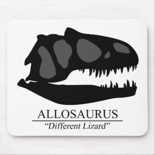 Alfombrilla De Ratón Allosaurus Skull