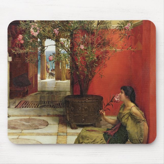 Alfombrilla De Ratón Alma-Tadema el | un Oleander, 1882 (Frente)