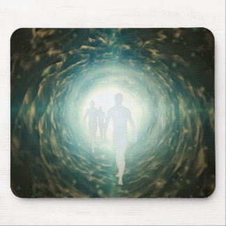 Alfombrilla De Ratón Almas humanas en un túnel de luz