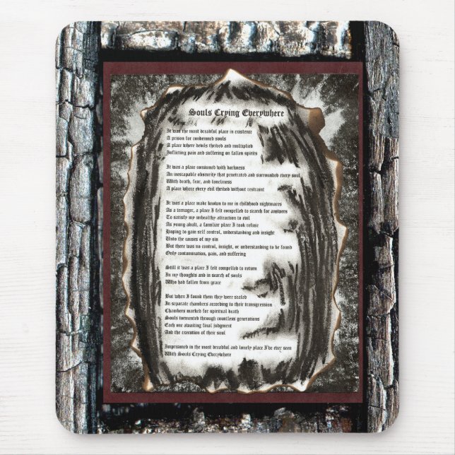 Alfombrilla De Ratón Almas llorando por todas partes (Frente)