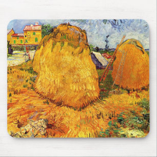 Alfombrilla De Ratón Almiares en Provenza por Vincent van Gogh
