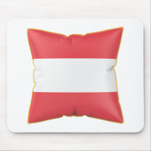 Alfombrilla De Ratón Almohada con la bandera de Austria