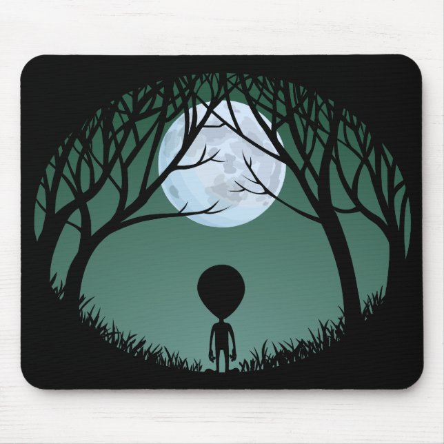 Alfombrilla De Ratón Almohadilla Alien Mouse Cute Mousepads Alien Perso (Frente)