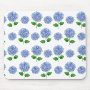 Alfombrilla De Ratón Almohadilla azul Hydrangea Mouse