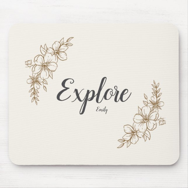 Alfombrilla De Ratón Almohadilla Cuta del ratón (Frente)