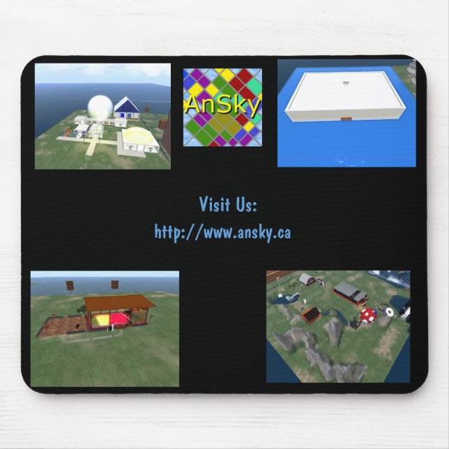 Alfombrilla De Ratón Almohadilla de ratón AnSky (Frente)