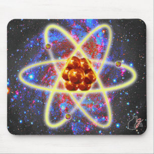 Alfombrilla De Ratón Almohadilla de ratón atómico espacial